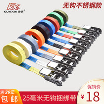 1 inch 25MM webbing tensioner 304 stainless steel tensioner Self-driving tour truck strap hookless polyester strap