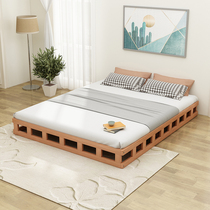 Beech bed hard bed plate tatami wooden board floor frame waist protection short bed homestay artifact floor custom bed frame