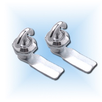 Turning Tongue Lock Swivel Cylindrical Lock MS715 Zinc Alloy Aerofoil Handle Round Lock Industrial Distribution Box Trash Cabinet Lock