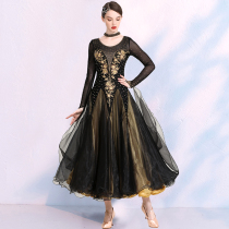 Modern dance dress National standard dance dress Dance dress Advanced ballroom dance dress large swing competition dress waltz dance skirt new