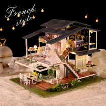 Smart House Diy Lodge Monet Garden 3d Solid Jigsaw Puzzle Manual Assembly High Difficulty Model Birthday Gift Woman