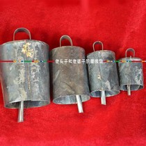 Old Tibetan Objects Daily Necessities of Pastures in Tibetan Areas Yak Cow Bells Are handmade in a thick and simple manner