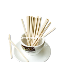 Disposable coffee wooden stick coffee mixing rod hand milk honey mixing stick 14cm smooth without Burr 100