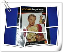 Kodak gray card 18% gray card