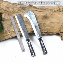  Xiaochai knife tree cutting knife Outdoor open road knife Camping knife Spring steel hand forged sickle grinding-free machete Agricultural