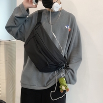 Messenger bag mens ins super hot chest bag tide brand large-capacity one-shoulder backpack leisure sports waist bag tide boys bag