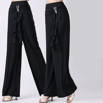 Square dance ballroom dance pants Female Latin dance practice big pants large size modern dance micro-la pants new