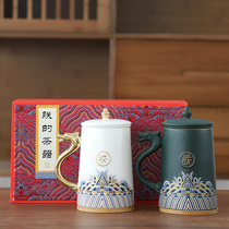 Chinese style Cultural Creative ceramic cup water Cup national tide mug mug with lid filter Tea Cup holiday gift customization