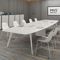 Manvis office furniture conference table white meeting table Oval small simple training table simple modern