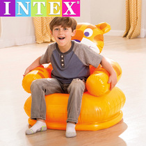 INTEX Lazy inflatable sofa Child seat Baby portable safety backrest chair stool Child chair