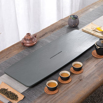 Natural whole piece Ujinshi tea tray Home simple light luxury modern dry brew new Chinese high-end stone slab tea table