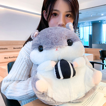 Hot water bottle Rechargeable warm water bag Plush hand warmer electric warm baby cute girl winter explosion-proof warm foot bed