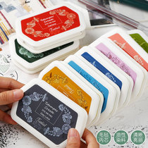 DYE INK PAD oily printing table DIY hand account color wool felt cloth inner core printing large quick-drying INK PAD