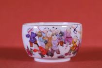 Jue kiln enamel color baby drama tank cup tea cup single Cup (Hua Yixuan)