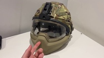 British Army mk8 helmet Virtus system helmet strap Revision full set of accessories