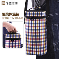 Hand-held insulation bag thick large lunch bag insulation box insulation box box toilet bag lunch bag insulation barrel cover insulation bag