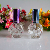 P53 - 10ML Rose white bottle of perfume glass spray bottle empty bottle spray