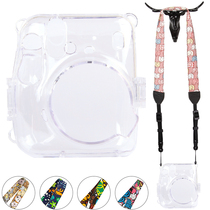 Paret mini11 camera bag oblique span cute 7s 7C 8 9 transparent crystal case protective cover accessories shell