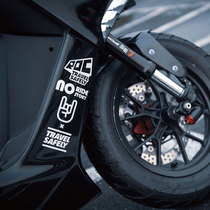 Motorcycle motorcycle continuous row pull float body decal modified personality text English alphabet sticker reflective waterproof