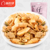 Xinnong Ge Gao Qiya seed nut coconut chips 76g * 4 packs coconut chips Hainan coconut chips casual snacks