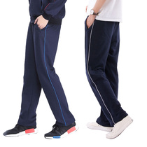 Spring Summer Pure Cotton Bar Students School Uniform Pants Men And Women Junior High School Uniform Pants Casual Comfort Sports Pants