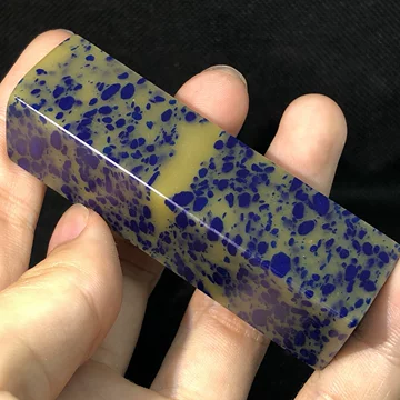 （年末セール）篆刻 印材 中国名石 青田石 藍星石 美材814 