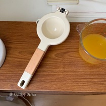Cutlery white manual juicer juice separation household small portable fruit juice artifact