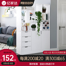 Entrance cabinet shoe cabinet integrated screen partition Living room door-to-door wine cabinet screen cabinet Foyer decoration double-sided cabinet