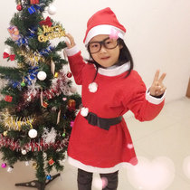 Niceglow Santa Claus Childrens Costume Men and Women Dress Up Costume Props Clothes Decoration