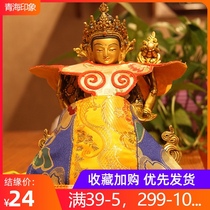 Tibetan tantric cloth art Buddhist clothes Buddha statues clothes Buddha clothes Tibetan fabrics 7-inch Buddha statues