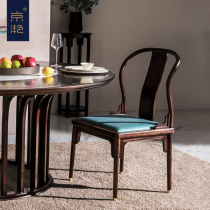 Ronglin Jingyan solid wood dining chair new Chinese restaurant dining chair home back chair M353