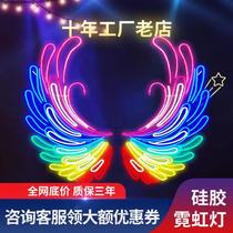 Neon luminous characters customized low voltage 12V light with led billboard bar custom indoor exterior red wall logo