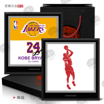  James gifts Kobe Curry Harden birthday gifts for boys stars basketball dolls hand-made paper-cutouts