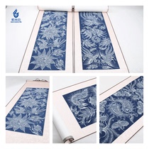 Guizhou hand-painted batik scroll hanging painting characteristics National Style Home Hotel auspicious decoration pattern random delivery