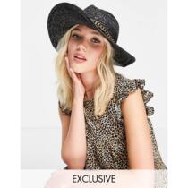 South Beach Fedora straw hat black 2021 new autumn winter ladies luxury