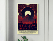 Play in Full Recap Total Recall 1990 Paul van Hoven print poster