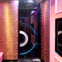 Factory custom KTV soundproof door KTV box door Night club bar fire door Stainless steel push-pull disco door