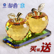 Car Pendulum crystal Apple car in car Ornament Mid-Terrace Perfume woman upscale on-board decoration One-way Ping An