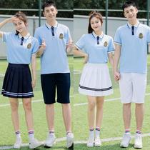 School uniform suit College wind junior high school students of senior high school students summer class uniform games kindergarten teachers yuan fu piece British style