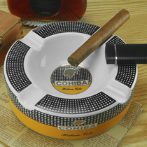 COHIBA Cigar ashtray Creative office home KTV cigarette cup Ceramic 4-pack large ashtray