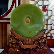 Natural ancient jade peace buckle ornaments housewarming wedding elders leaders give gifts to porch town house transshipment collections