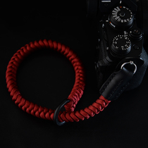 Genuine leather headlayer Napa Nipau Pifilm hanging rope Leica Fuji micro single-phase machine hand rope hanging rope camera wristband