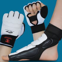 Taekwondo hand protector Foot protector Childrens foot protector Full set of gloves Foot protector Back ankle Adult sanda training competition