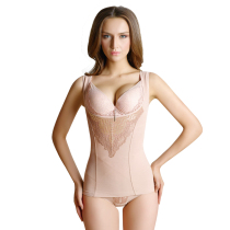 Shuanyuan Spring Summer Shaping Bouquet Body body-shaper blouses slim fit with chest tight waist vest woman