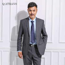 Suit mens suit dad wedding dress middle-aged father business dress mens middle-aged casual suit suit suit