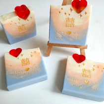 Handmade soap soap soap with hand gift Bath Bath moisturizing clean natural bridesmaid soap wedding hand gift custom soap