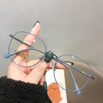 Little red book with ultra-light myopia glasses can be equipped with degree round frame online with astigmatism frame eye frame women
