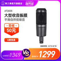 Audio-Technica AT2035 live special capacitor Net red fast hand anchor computer recording singing microphone microphone