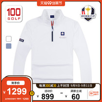 RyderCup Ryde Cup Golf Clothing Men Long Sleeve T-Shirt 21 Autumn Stand Collar Stretch Polo Shirt