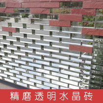 Fine ground solid crystal brick bubble glass brick block porch partition wall bar decoration wall KTV night field decoration